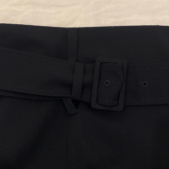 Vintage Prada Navy Belted Miniskirt - Picture 2 of 5